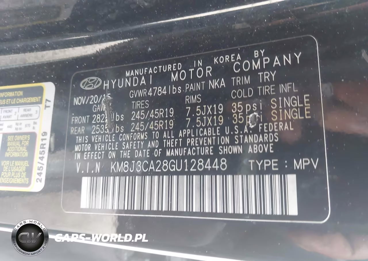 2016 Hyundai Tucson Limited VIN:KM8J3CA28GU128448 - 9