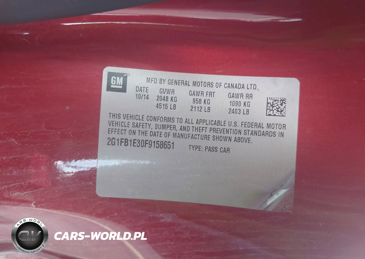 2015 Chevrolet Camaro 2Ls VIN:2G1FB1E30F9158651 - 9