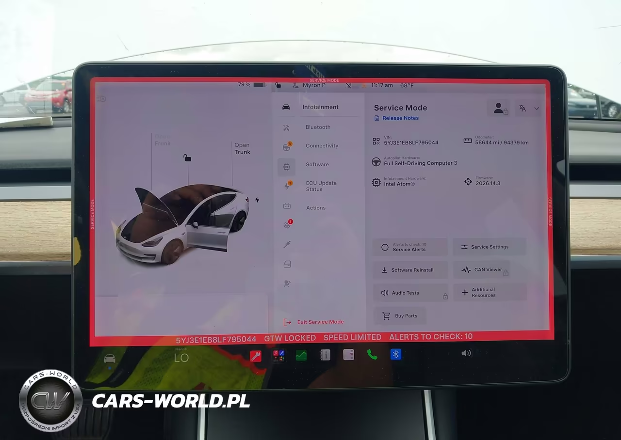 2020 Tesla Model 3 Long Range Dual Motor All-Wheel Drive VIN:5YJ3E1EB8LF795044 - 19