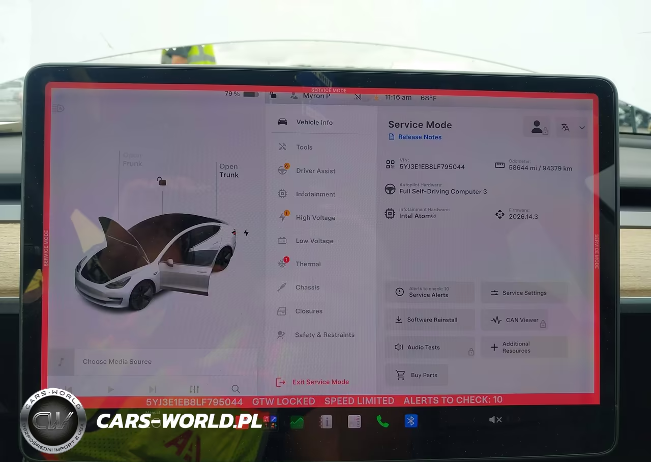 2020 Tesla Model 3 Long Range Dual Motor All-Wheel Drive VIN:5YJ3E1EB8LF795044 - 7