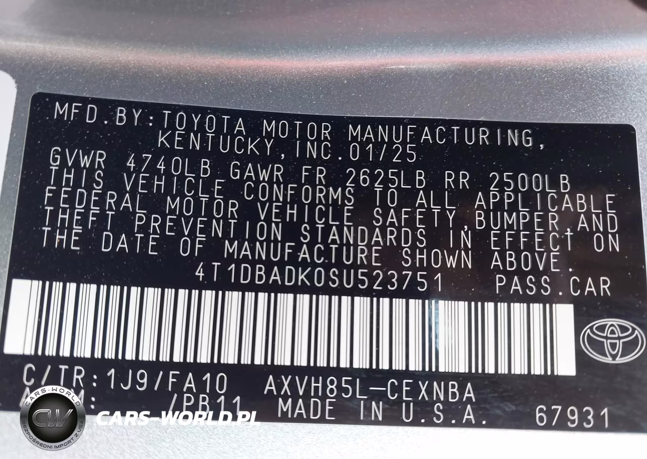 2025 Toyota Camry Le VIN:4T1DBADK0SU523751 - 9