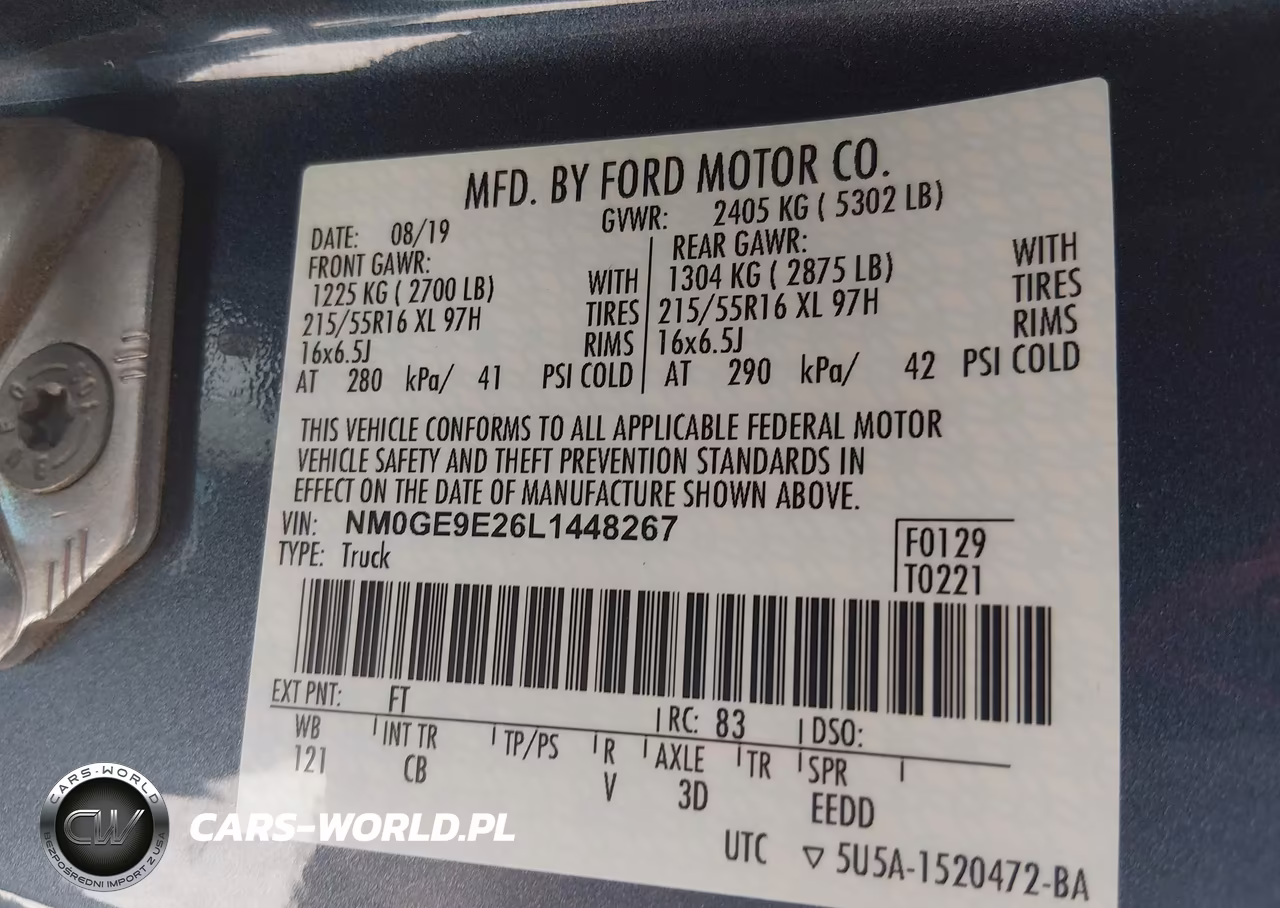 2020 Ford Transit Connect Xl Passenger VIN:NM0GE9E26L1448267 - 9