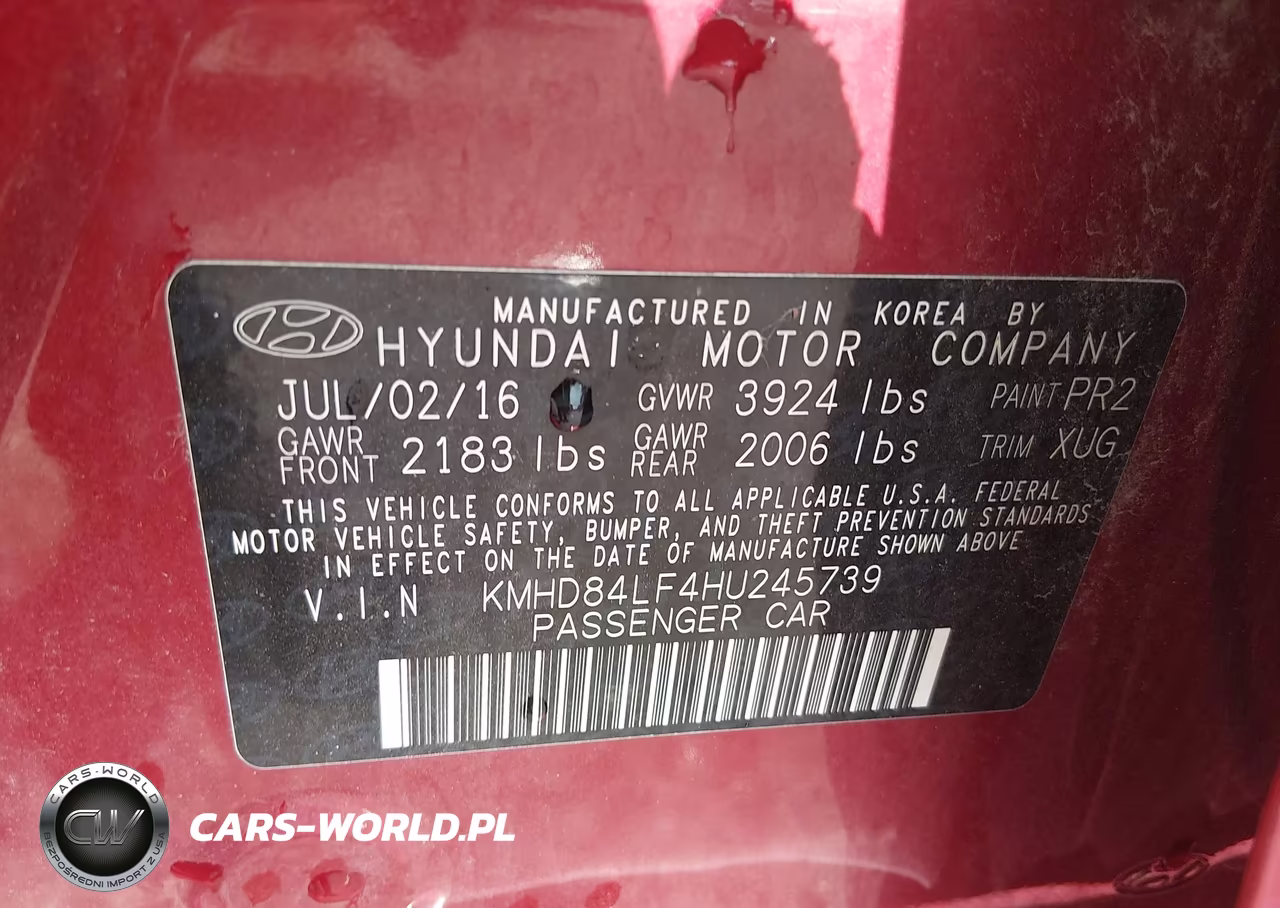 2017 Hyundai Elantra Value Edition VIN:KMHD84LF4HU245739 - 9