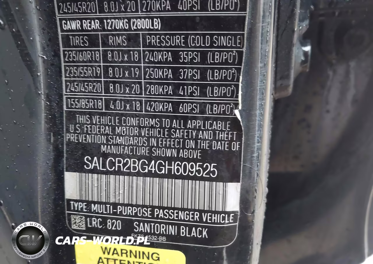2016 Land Rover Discovery Sport Hse VIN:SALCR2BG4GH609525 - 9