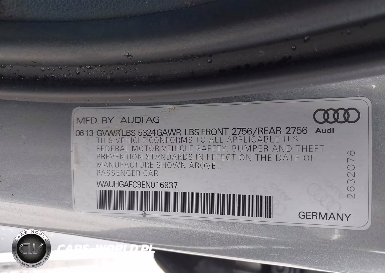 2014 Audi A6 3.0T Premium Plus VIN:WAUHGAFC9EN016937 - 9