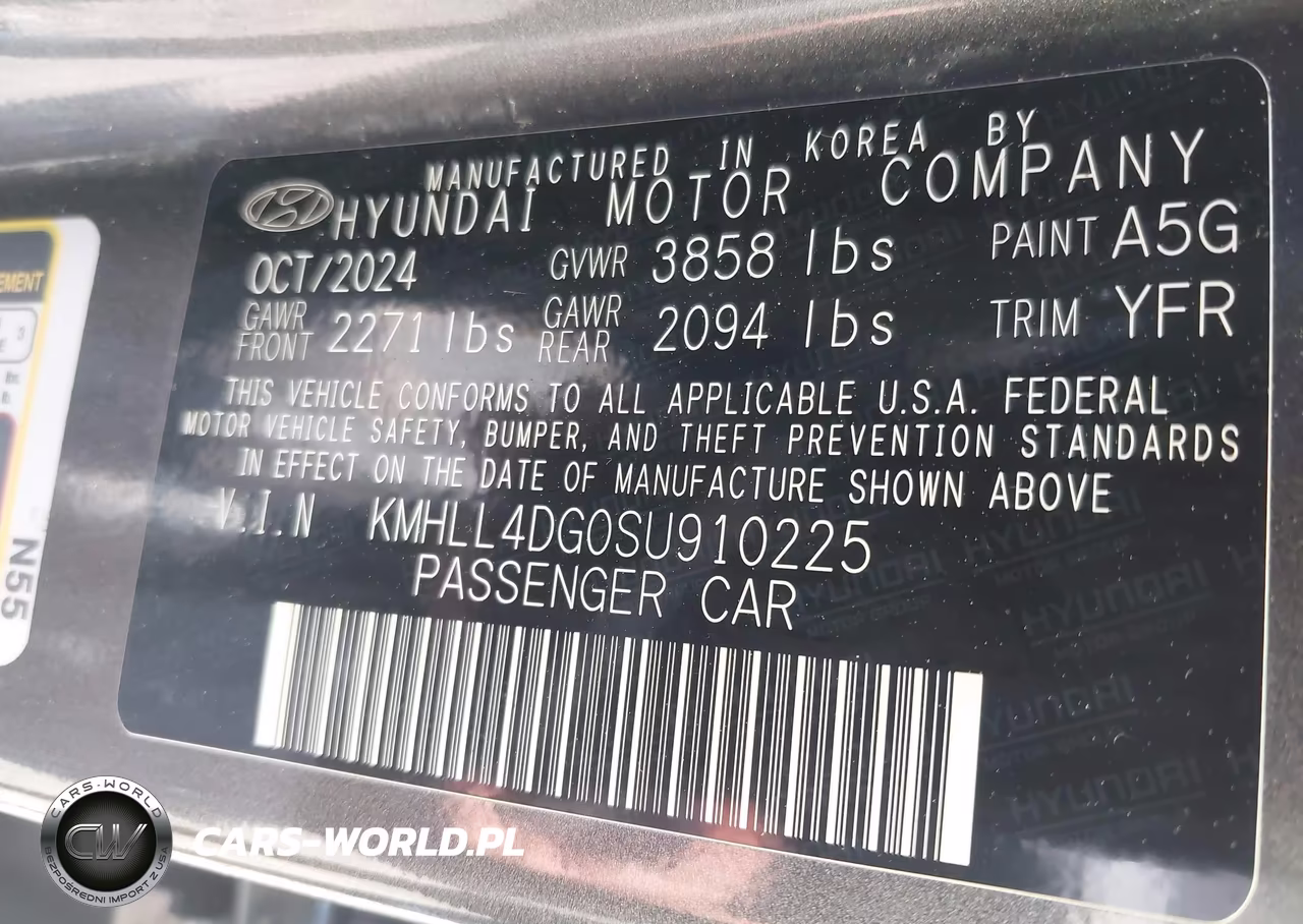 2025 Hyundai Elantra Se VIN:KMHLL4DG0SU910225 - 9