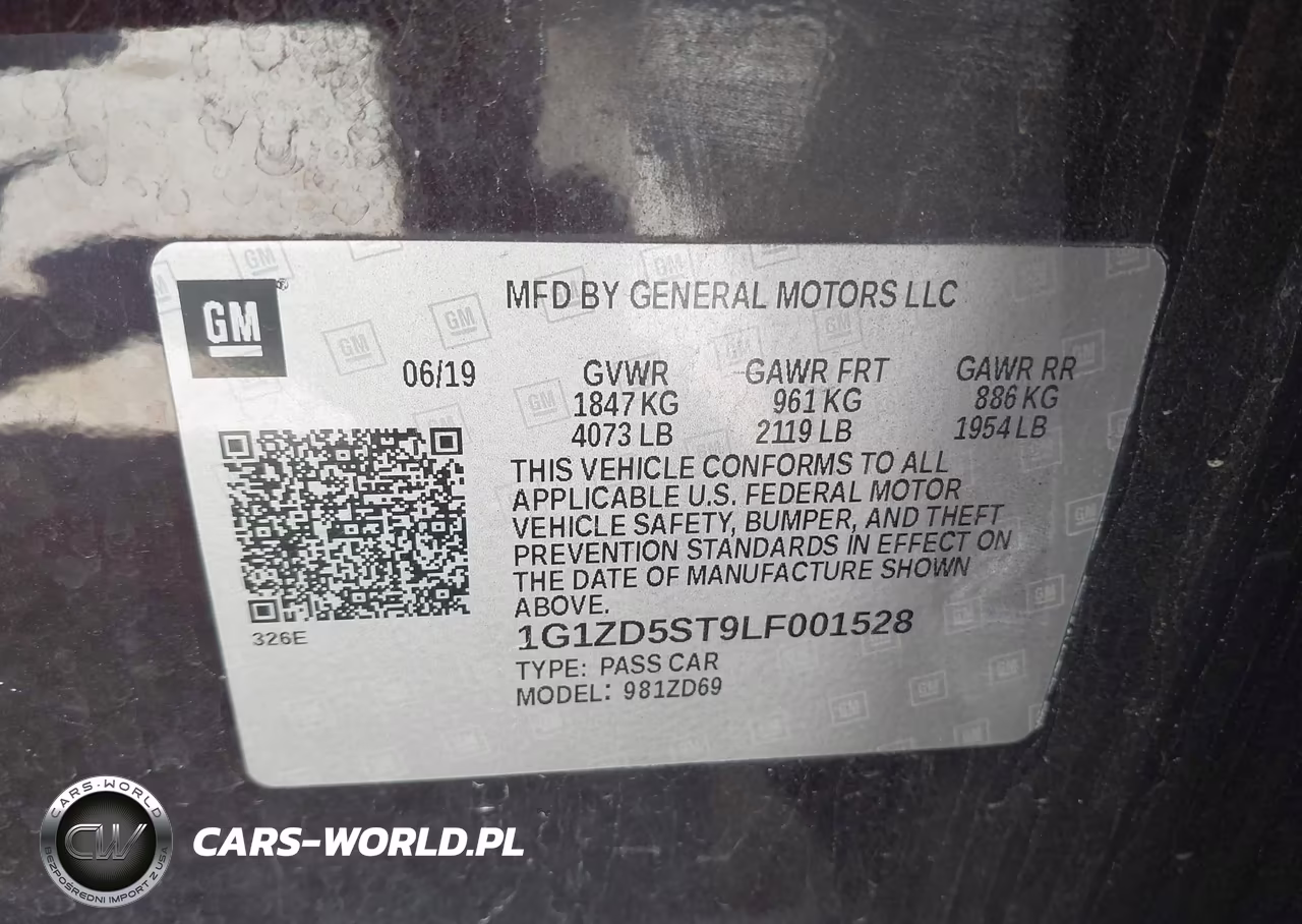 2020 Chevrolet Malibu Fwd Lt VIN:1G1ZD5ST9LF001528 - 9