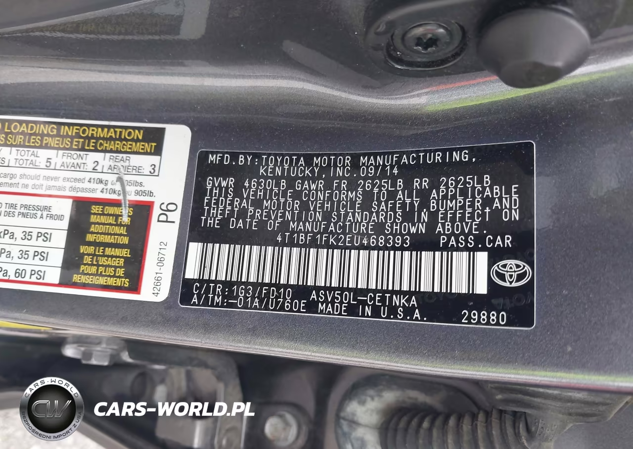 2014 Toyota Camry Le VIN:4T1BF1FK2EU468393 - 9