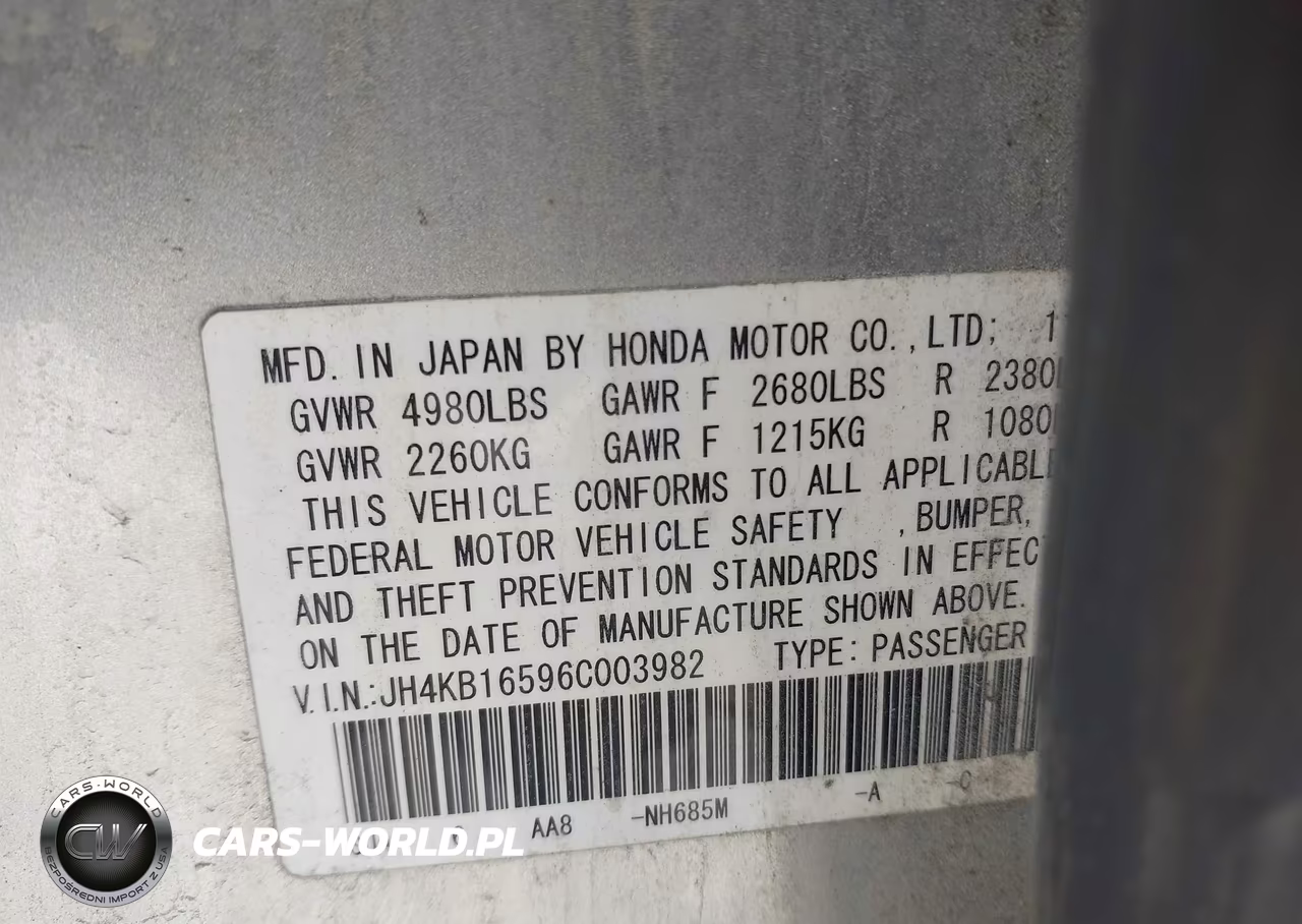 2006 Acura Rl 3.5 VIN:JH4KB16596C003982 - 9