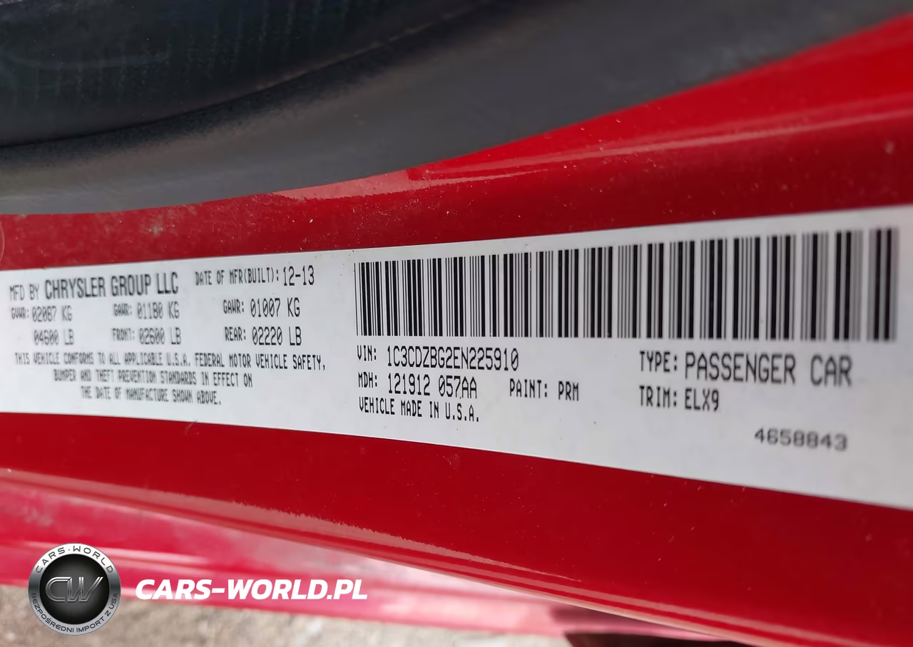 2014 Dodge Avenger R-T VIN:1C3CDZBG2EN225910 - 9