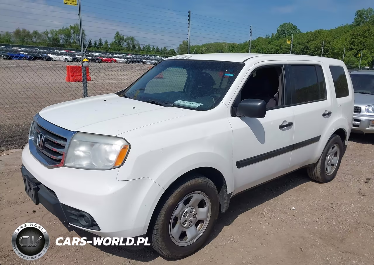 2014 Honda Pilot Lx VIN:5FNYF4H21EB029370 - 2