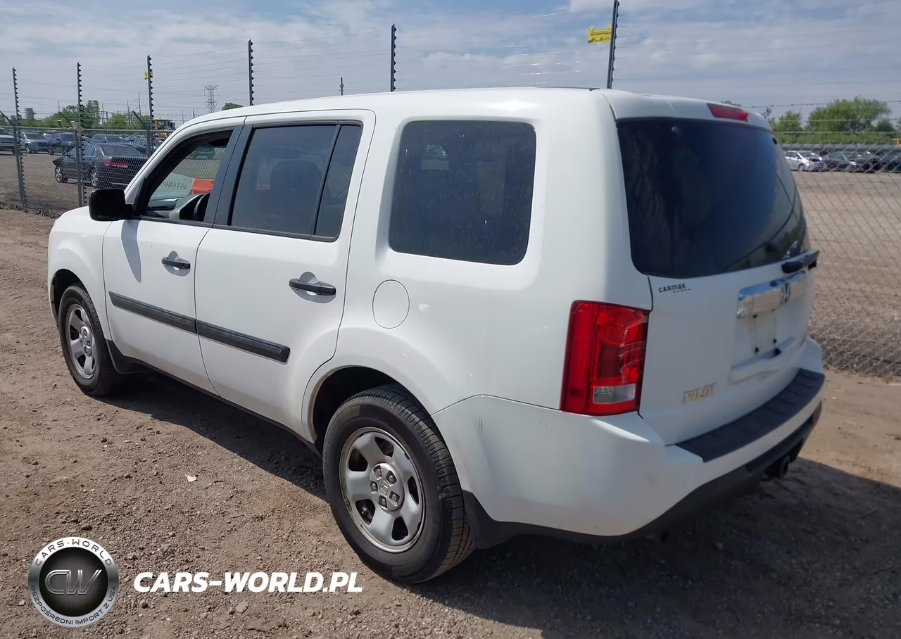 2014 Honda Pilot Lx VIN:5FNYF4H21EB029370 - 3