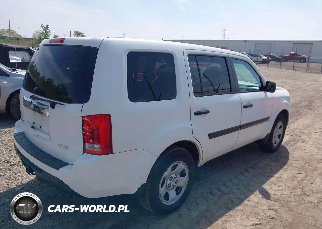 2014 Honda Pilot Lx VIN:5FNYF4H21EB029370 - 4