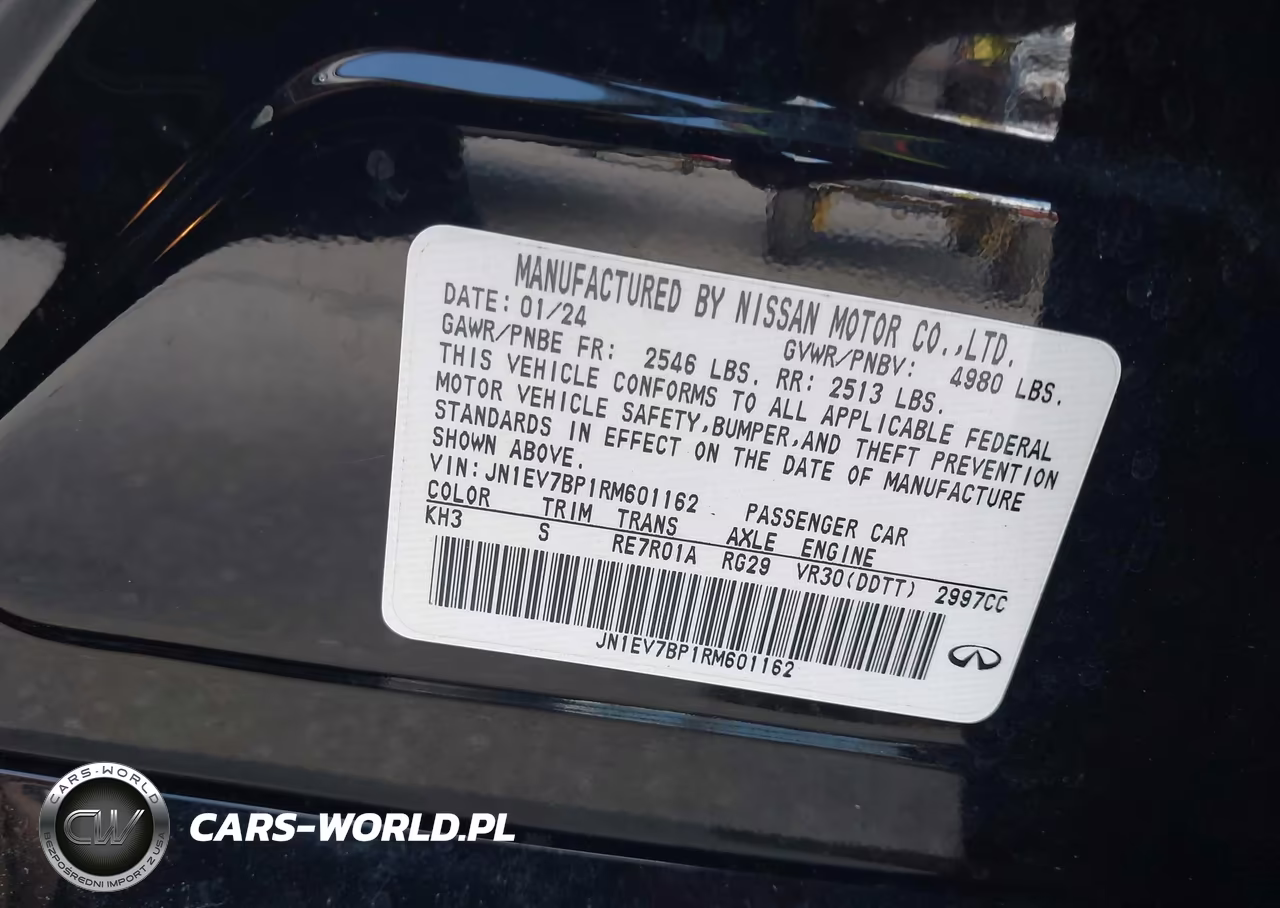 2024 Infiniti Q50 Luxe VIN:JN1EV7BP1RM601162 - 9