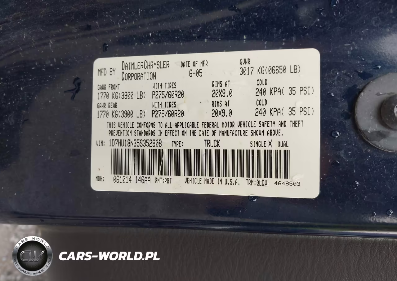 2005 Dodge Ram 1500 Slt-Laramie VIN:1D7HU18N35S352908 - 9