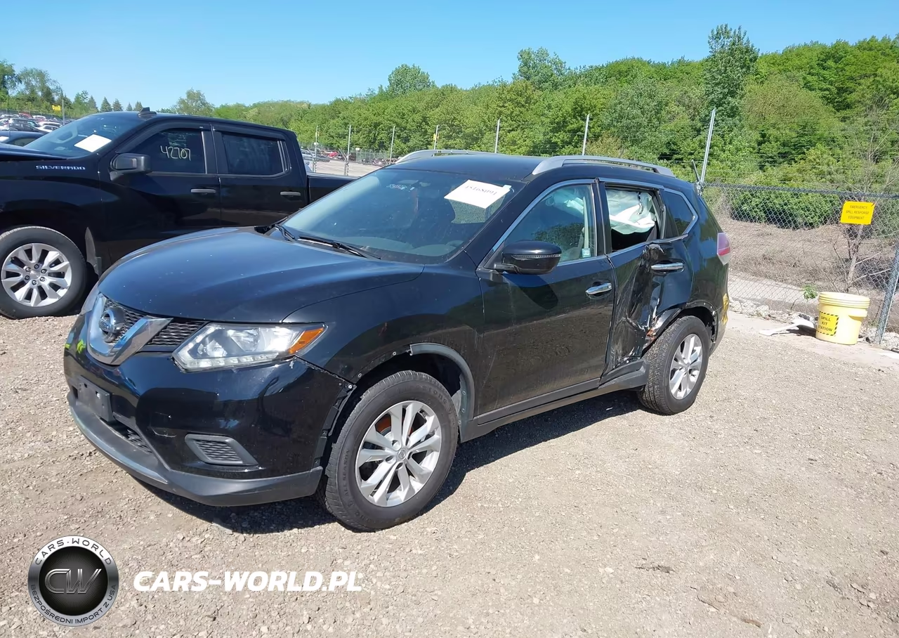 2016 Nissan Rogue S-Sl-Sv VIN:KNMAT2MV1GP707381 - 2