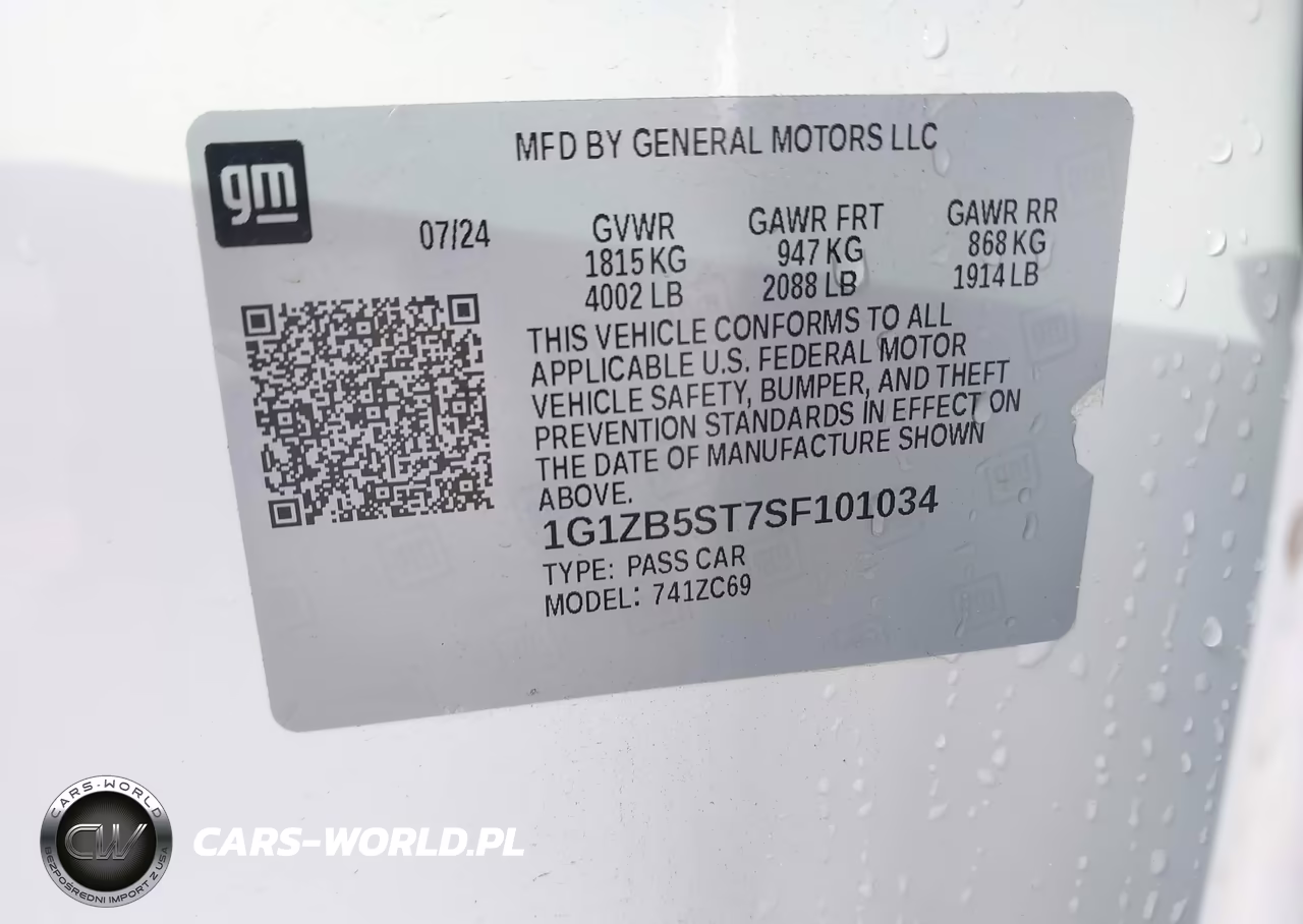 2025 Chevrolet Malibu Fwd Ls VIN:1G1ZB5ST7SF101034 - 9