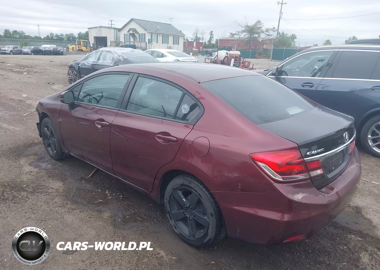 2013 Honda Civic Lx VIN:19XFB2F53DE248582 - 3