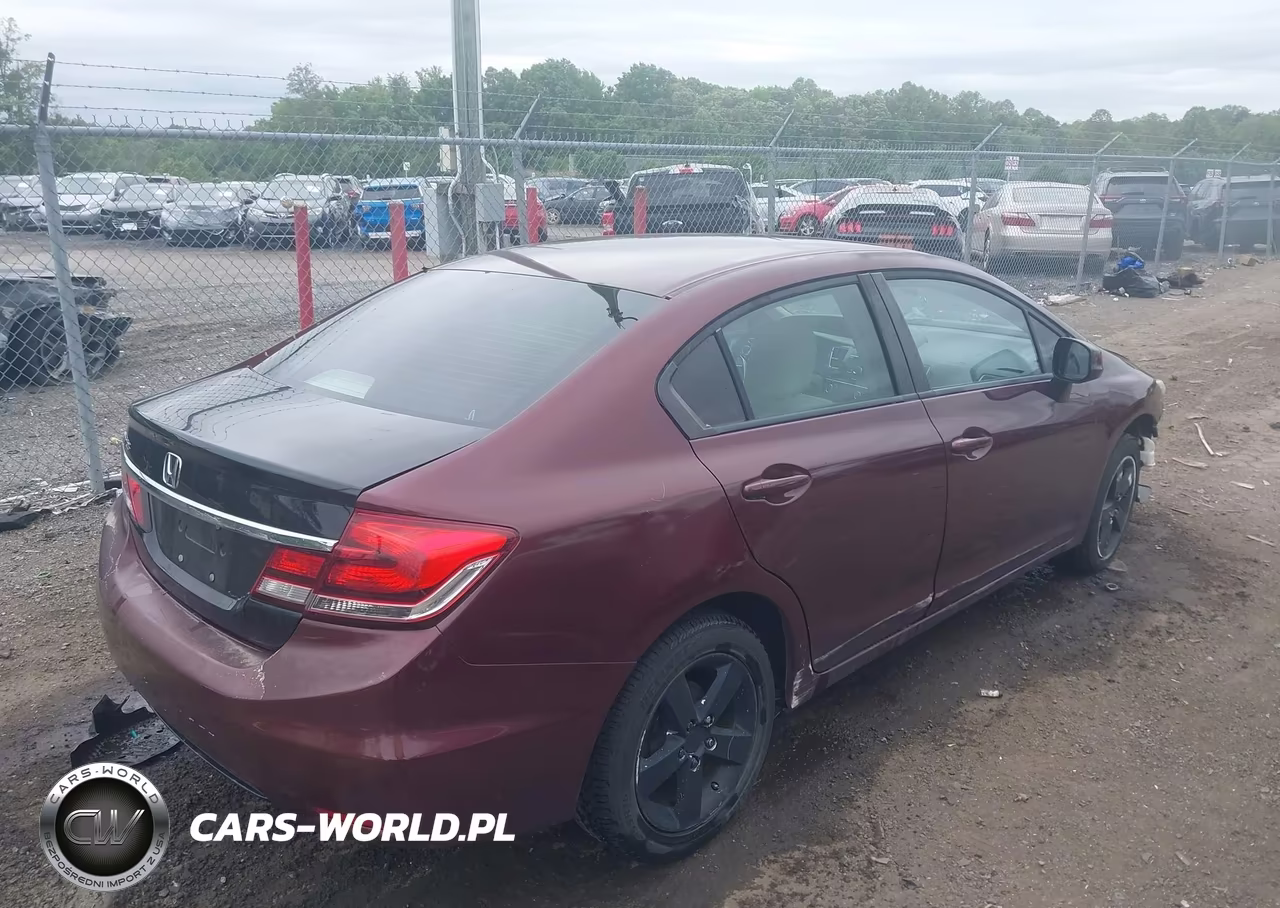 2013 Honda Civic Lx VIN:19XFB2F53DE248582 - 4