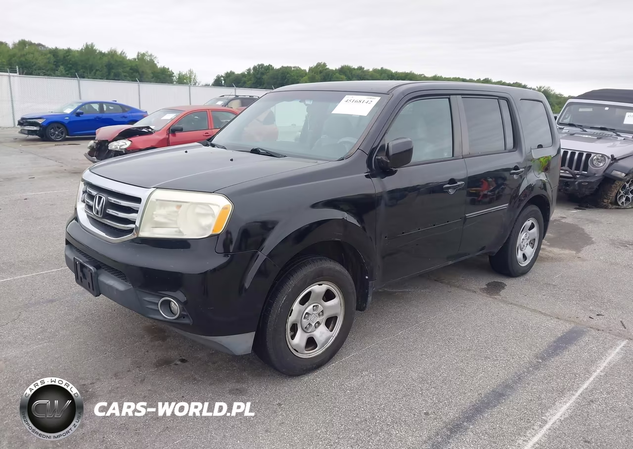 2012 Honda Pilot Ex VIN:5FNYF4H47CB009591 - 2