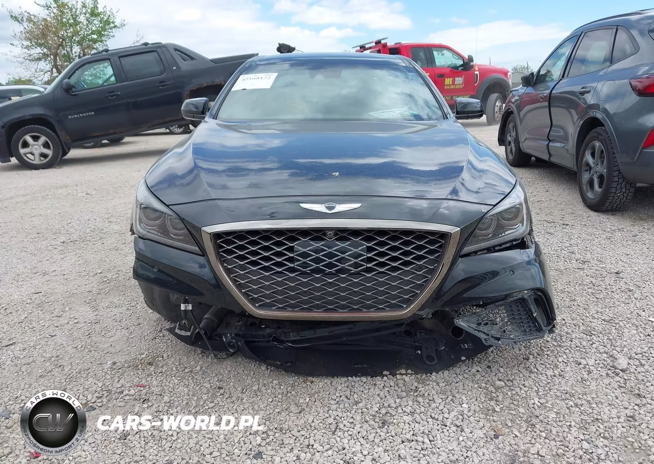 2018 Genesis G80 3.3T Sport VIN:KMHGN4JBXJU226236 - 12