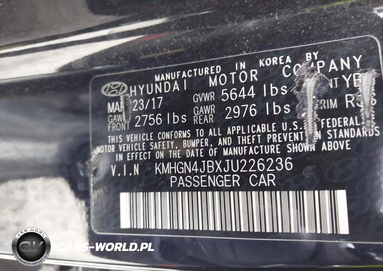 2018 Genesis G80 3.3T Sport VIN:KMHGN4JBXJU226236 - 9