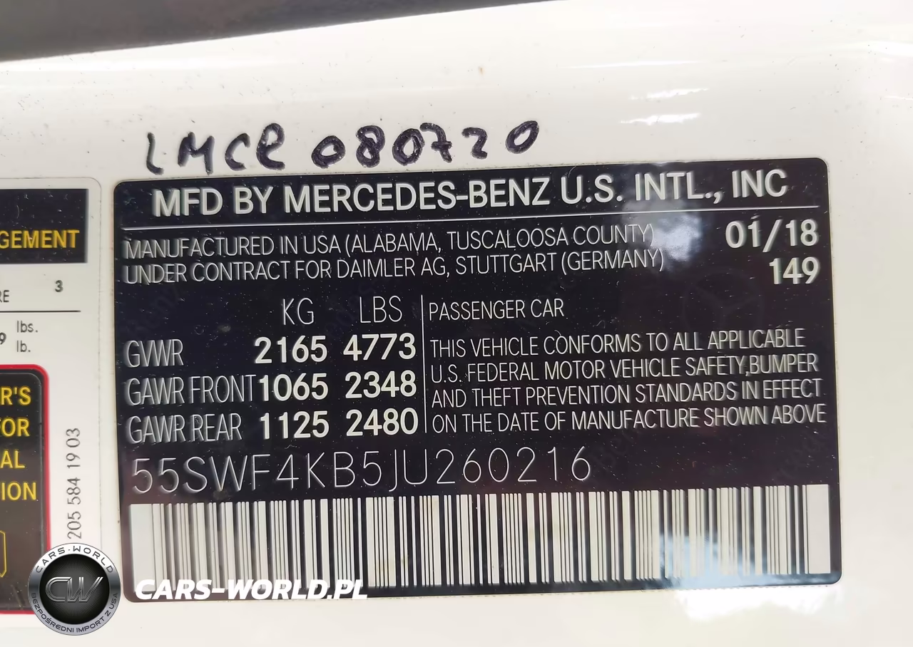 2018 Mercedes-Benz C 300 4Matic VIN:55SWF4KB5JU260216 - 9