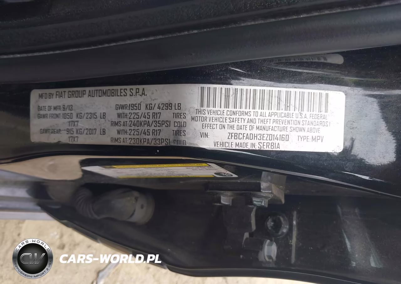 2014 Fiat 500L Trekking VIN:ZFBCFADH3EZ014160 - 9