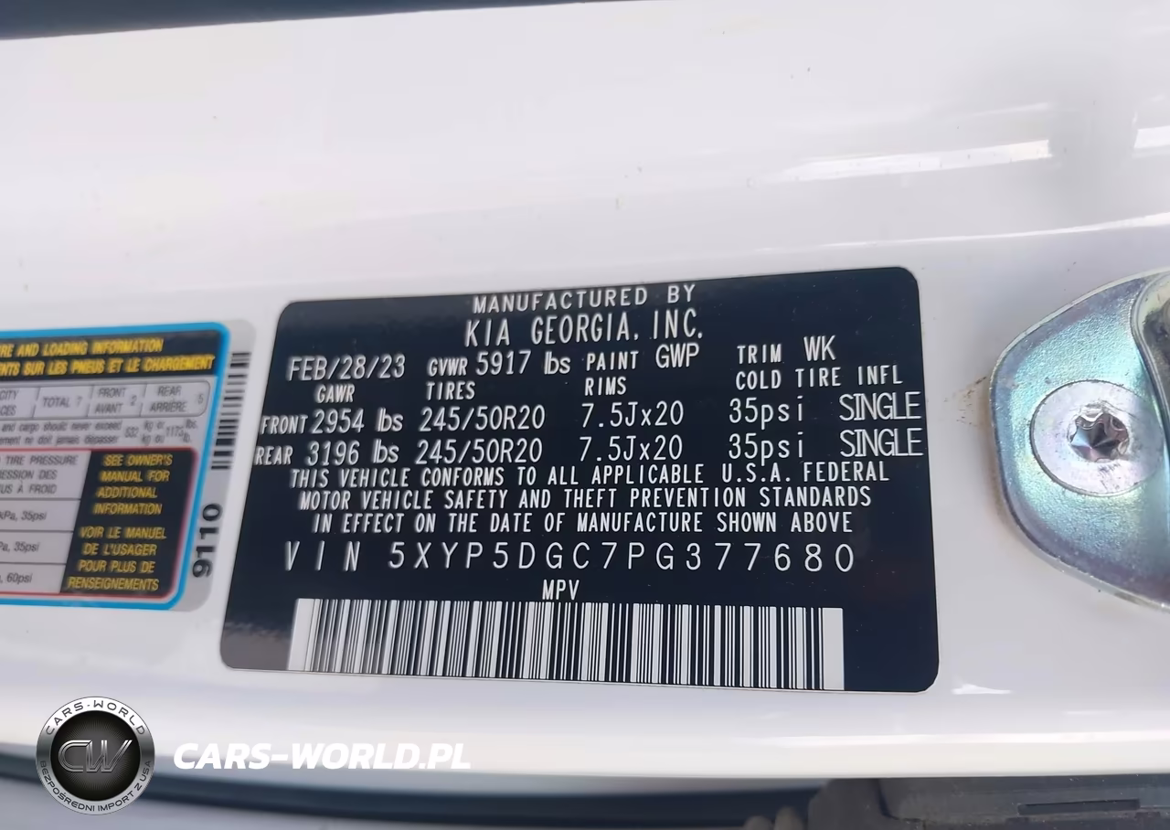 2023 Kia Telluride Sx VIN:5XYP5DGC7PG377680 - 9