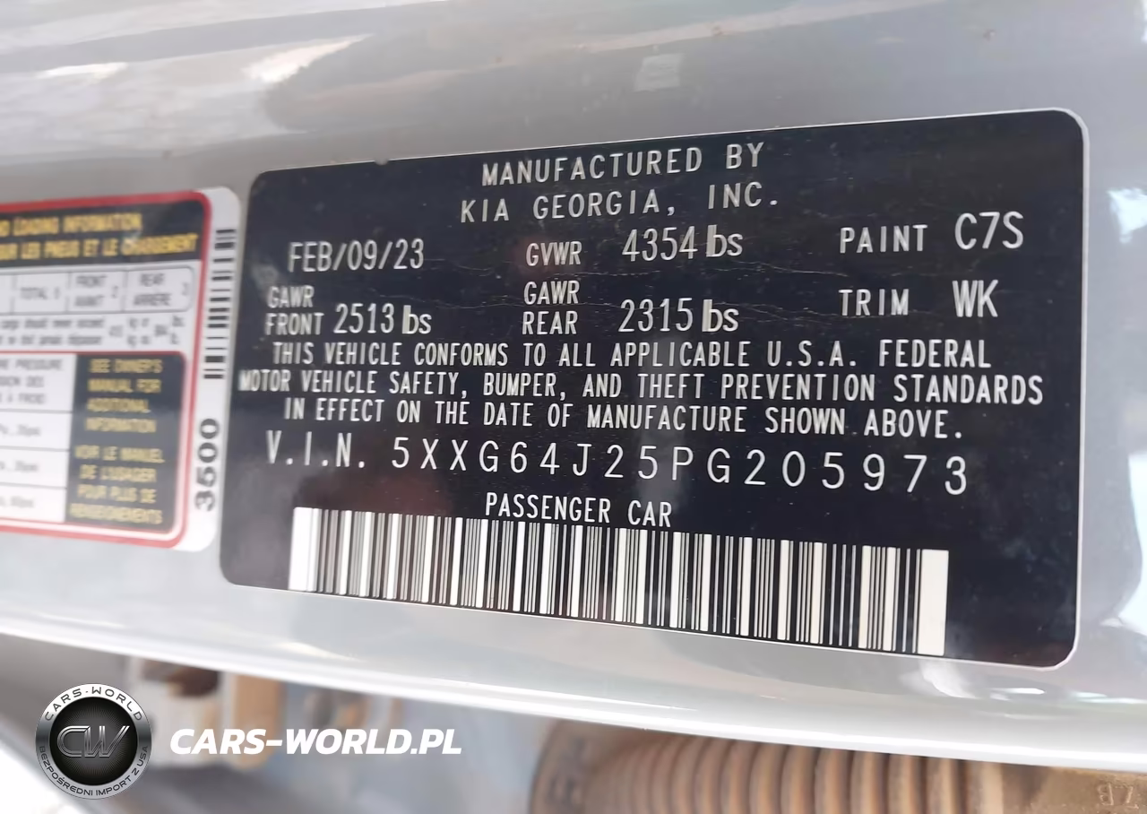 2023 Kia K5 Gt-Line VIN:5XXG64J25PG205973 - 9