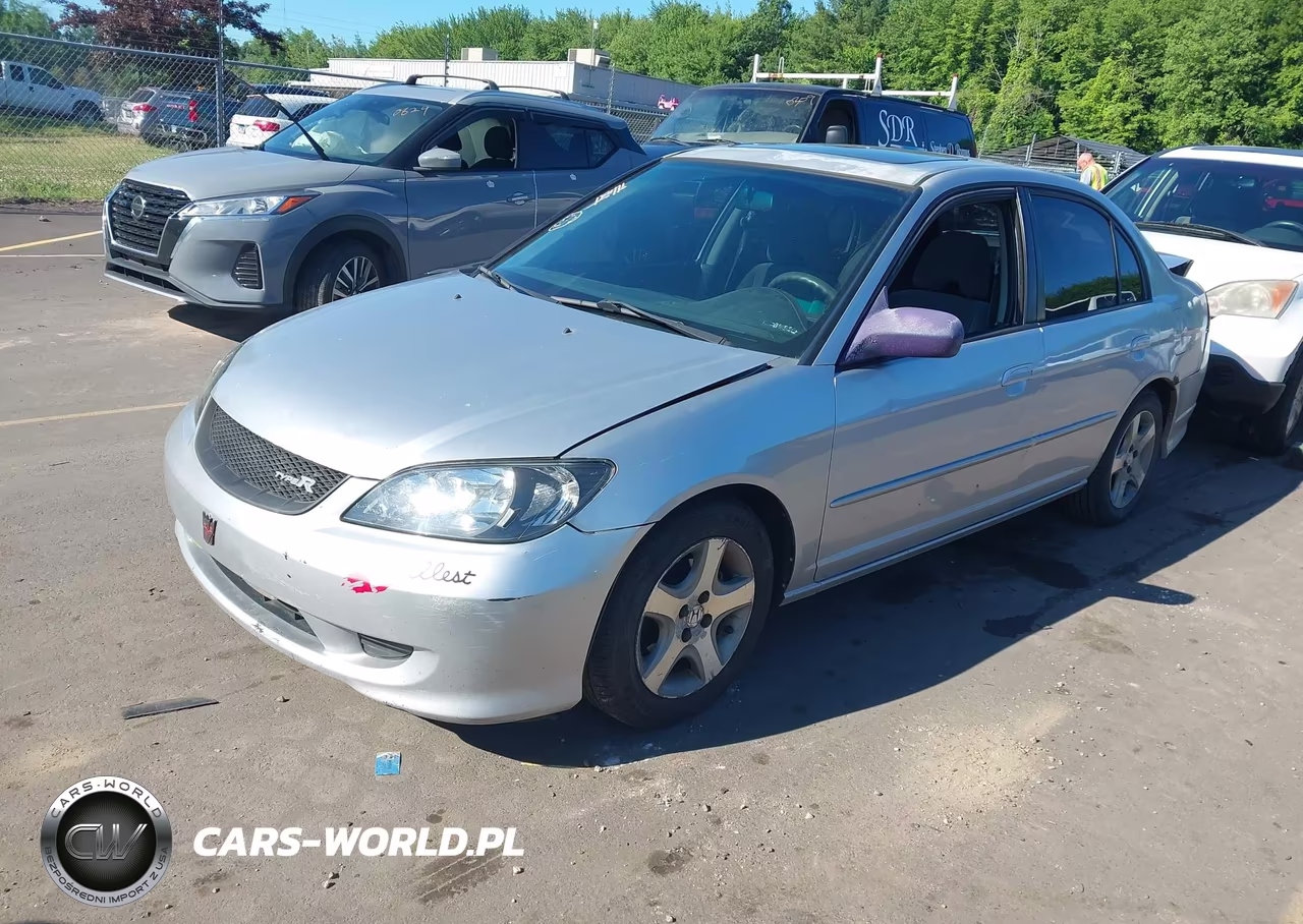 2004 Honda Civic Ex VIN:2HGES25724H562275 - 2