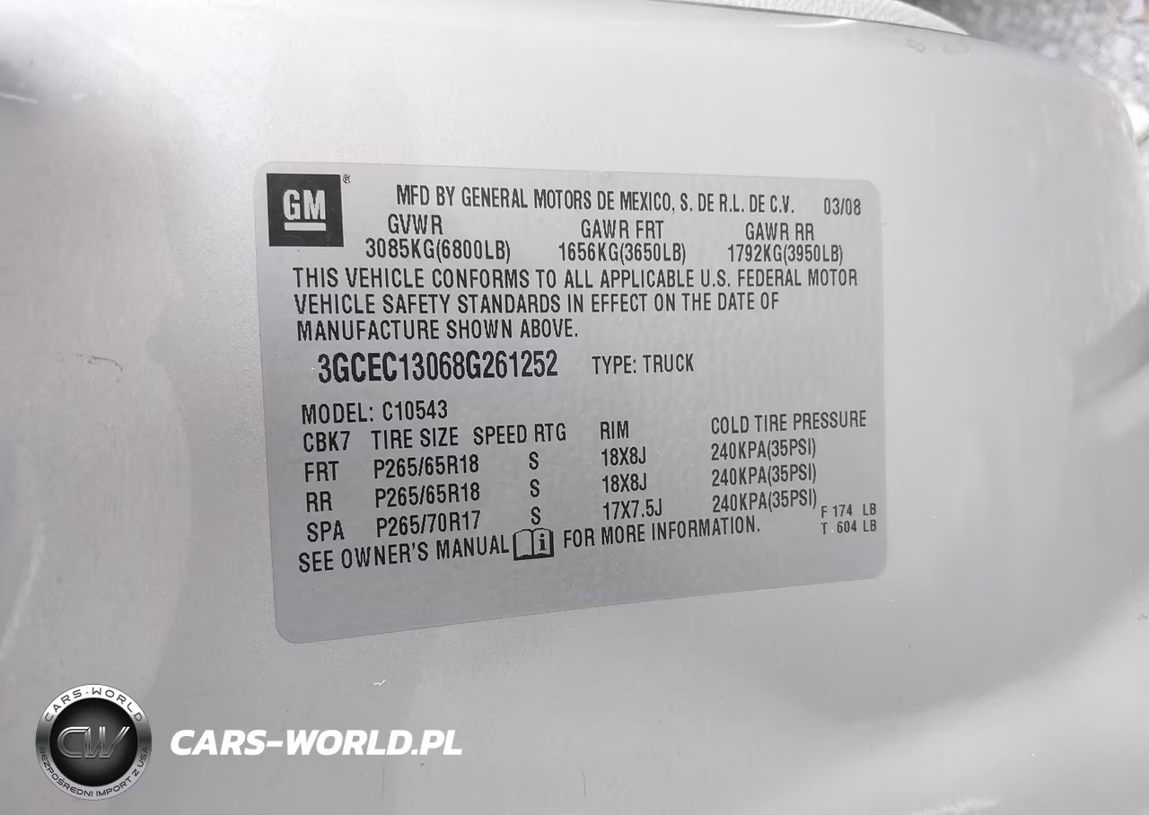 2008 Chevrolet Silverado 1500 Lt1 VIN:3GCEC13068G261252 - 9