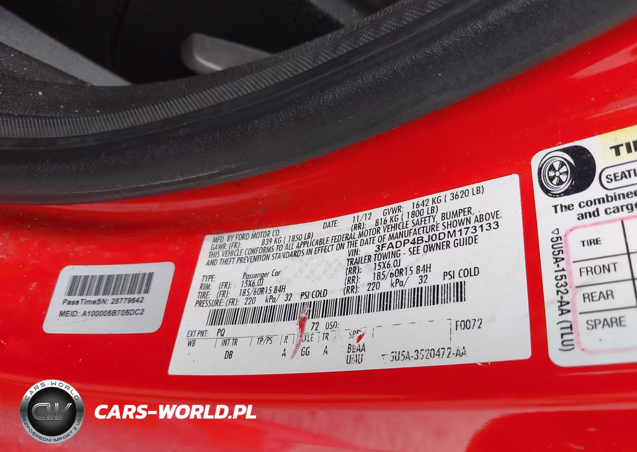 2013 Ford Fiesta Se VIN:3FADP4BJ0DM173133 - 9