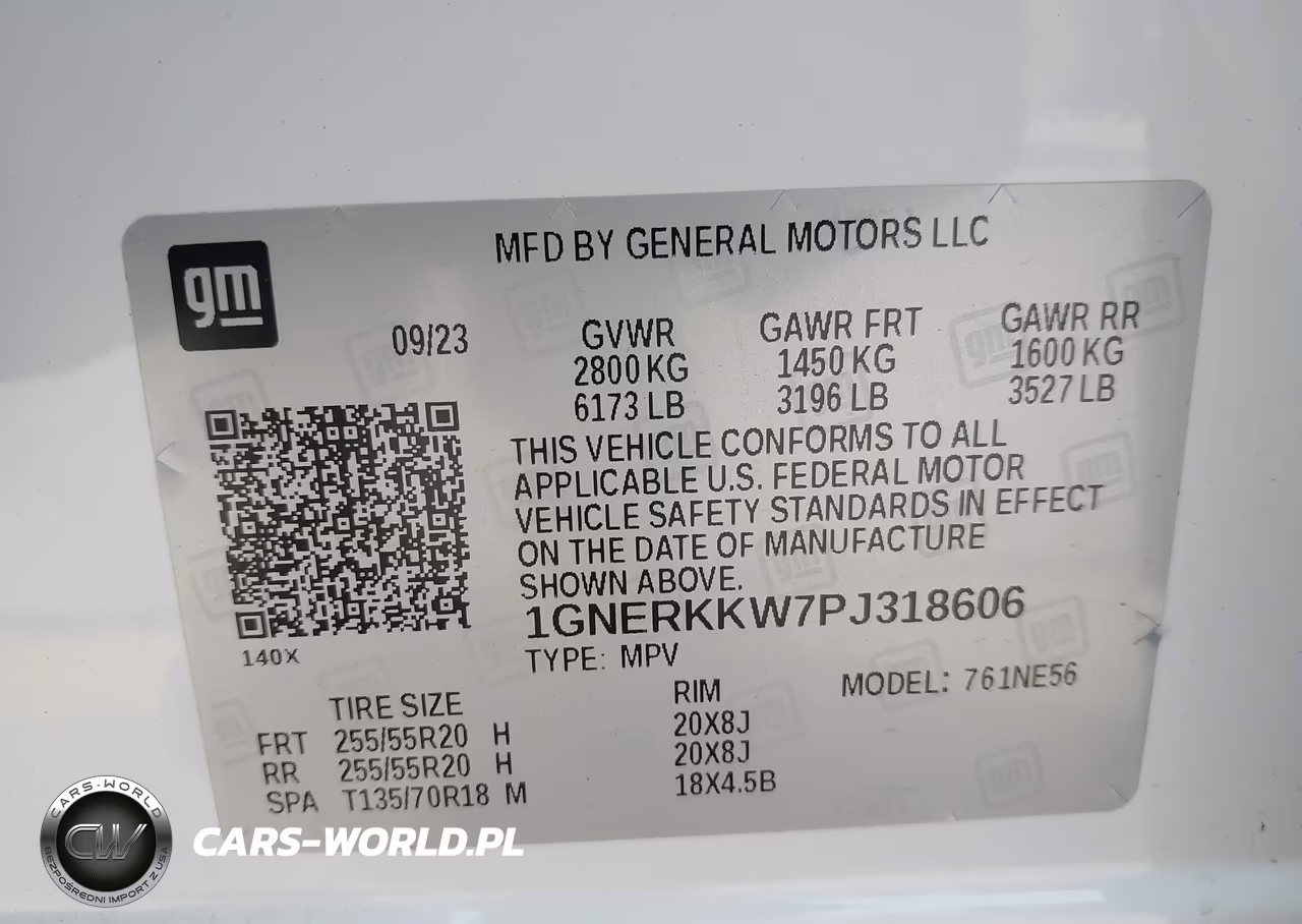 2023 Chevrolet Traverse Fwd Premier VIN:1GNERKKW7PJ318606 - 9