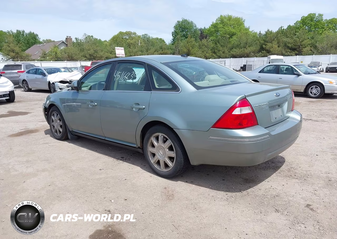 2007 Ford Five Hundred Sel VIN:1FAHP24107G142045 - 3