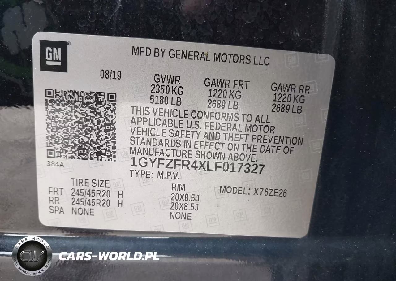 2020 Cadillac Xt4 Awd Sport VIN:1GYFZFR4XLF017327 - 9