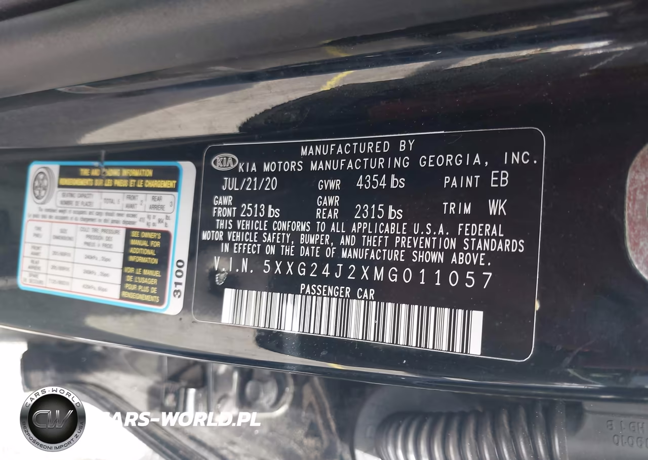 2021 Kia K5 Lx VIN:5XXG24J2XMG011057 - 9