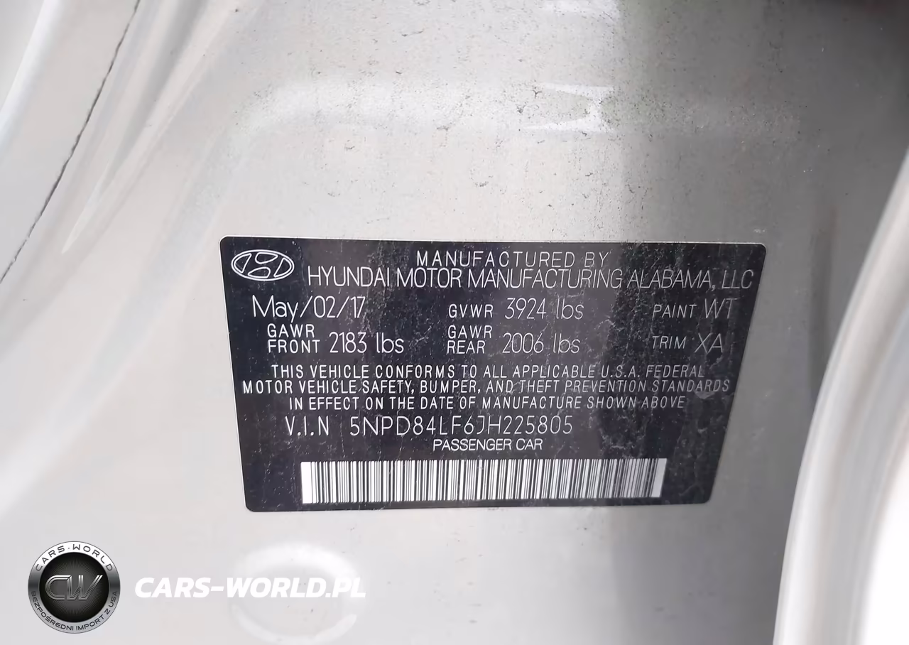 2018 Hyundai Elantra Sel VIN:5NPD84LF6JH225805 - 9