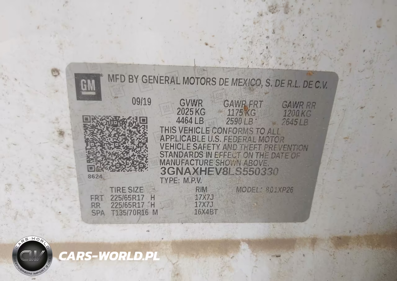 2020 Chevrolet Equinox Fwd Ls VIN:3GNAXHEV8LS550330 - 9