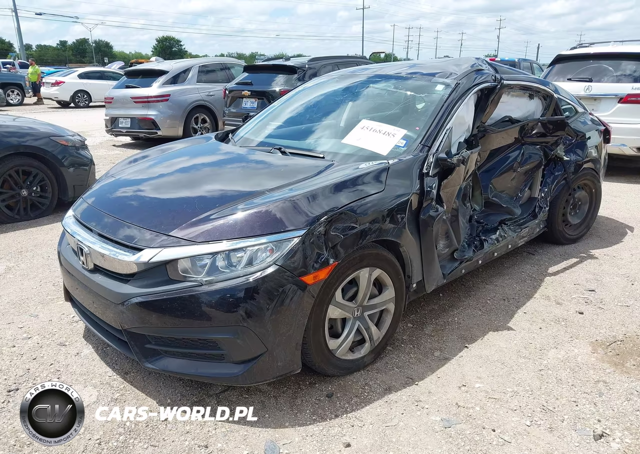 2018 Honda Civic Lx VIN:2HGFC2F58JH574411 - 2