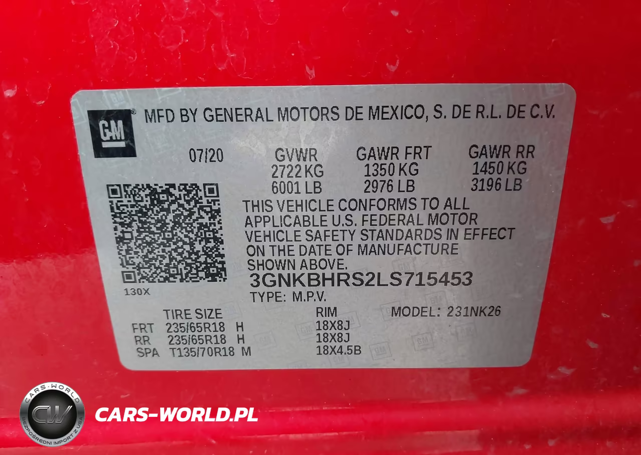 2020 Chevrolet Blazer Awd 2Lt VIN:3GNKBHRS2LS715453 - 9