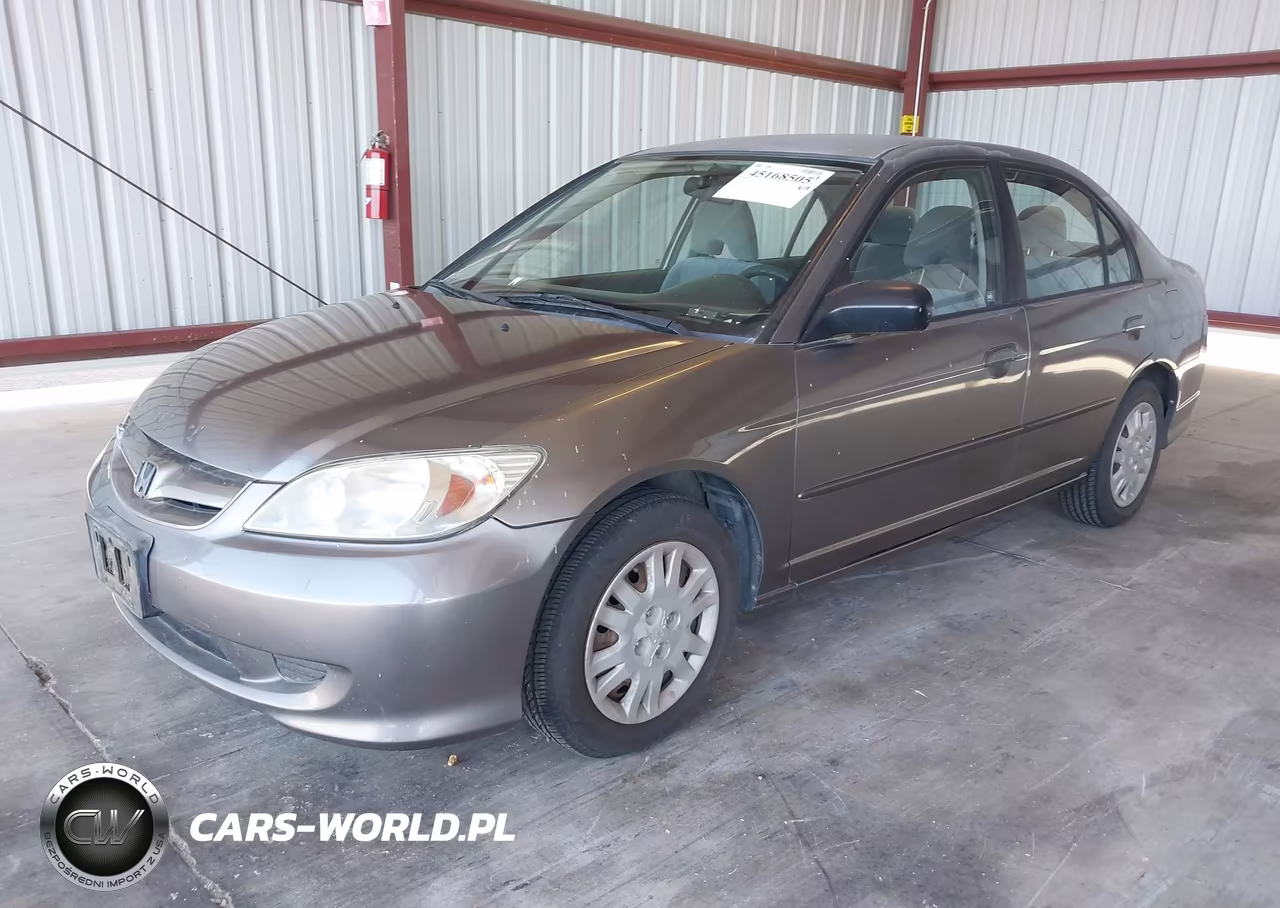 2004 Honda Civic Lx VIN:2HGES16514H597851 - 2