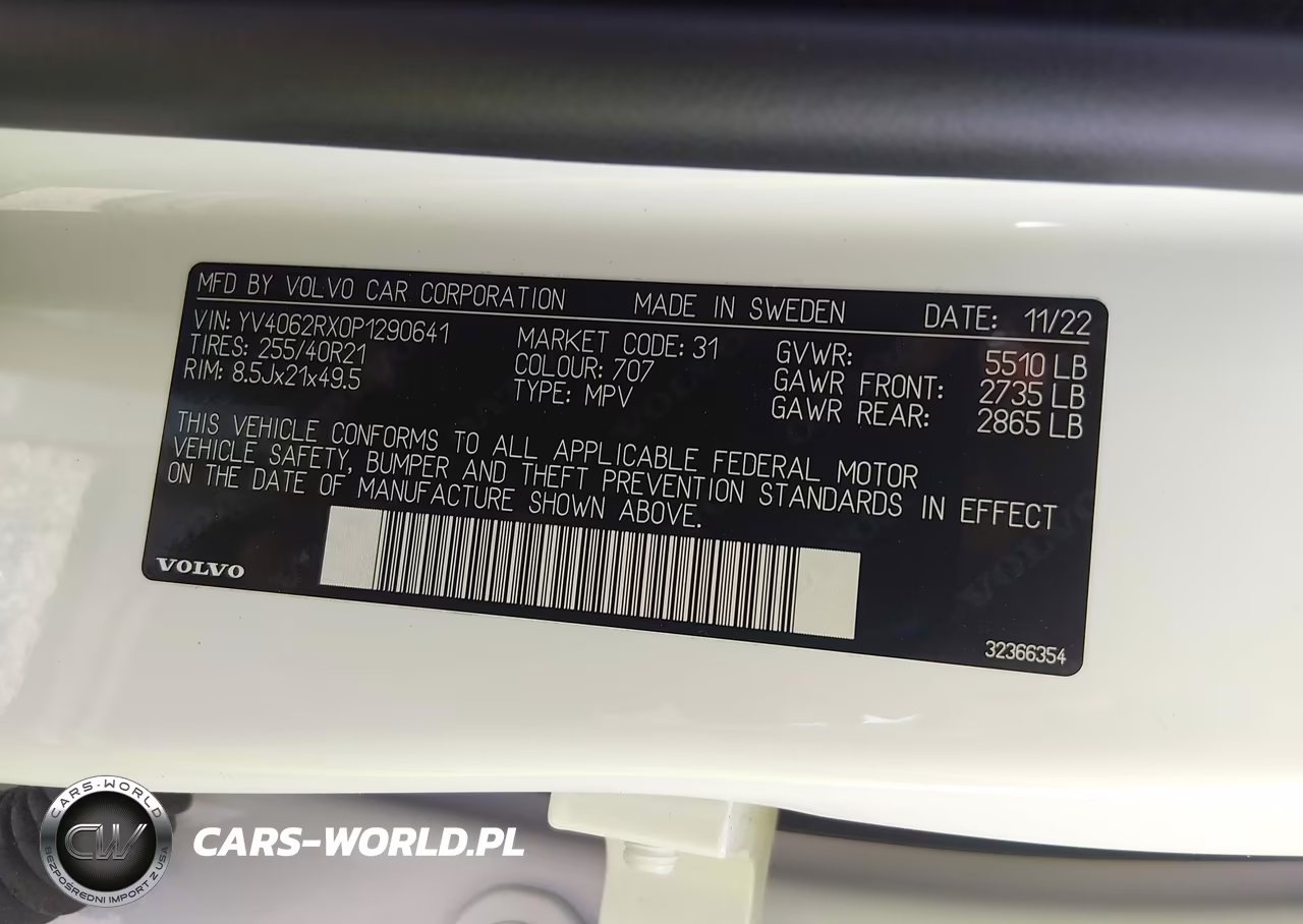 2023 Volvo Xc60 B6 Ultimate Dark Theme VIN:YV4062RX0P1290641 - 9