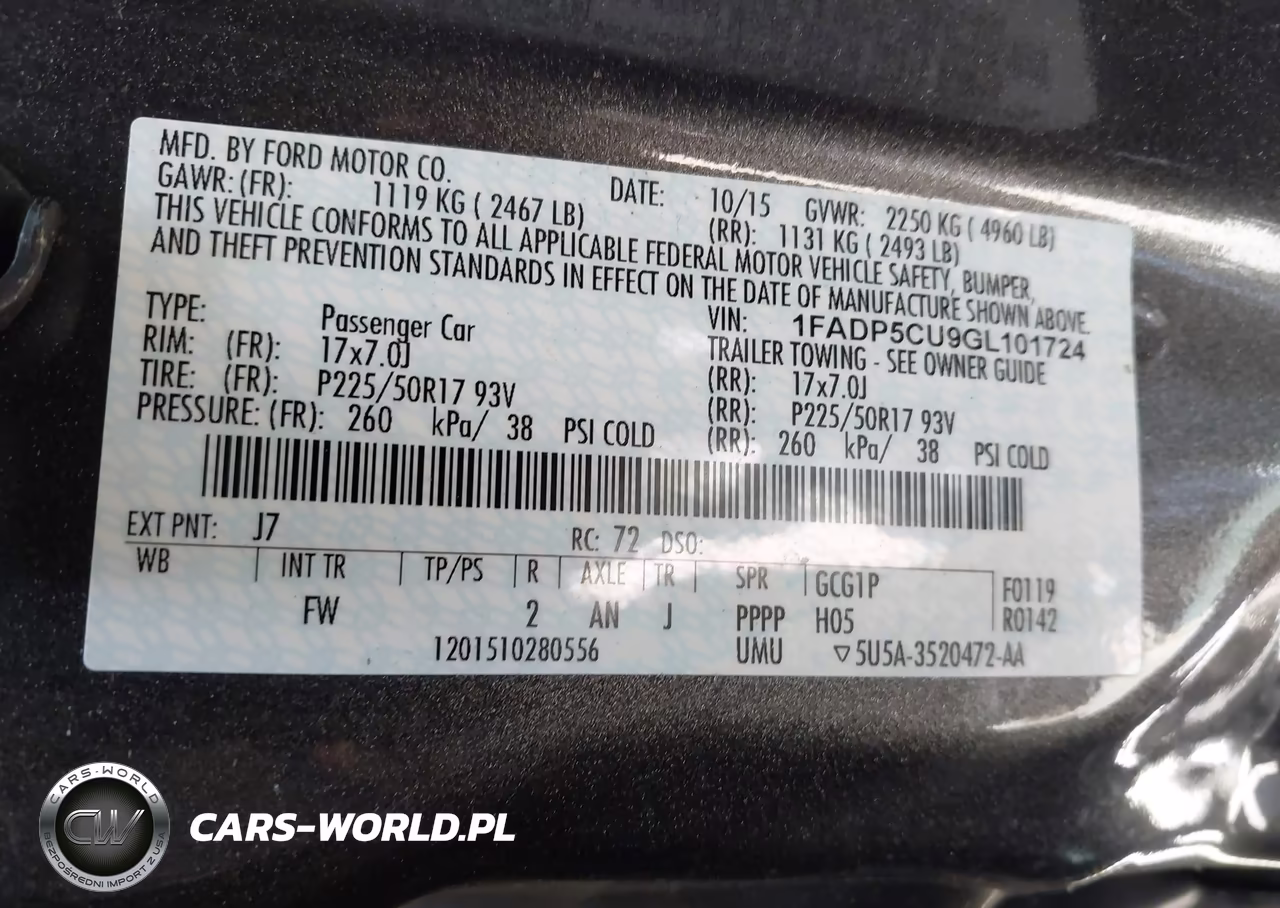 2016 Ford C-Max Energi Sel VIN:1FADP5CU9GL101724 - 9