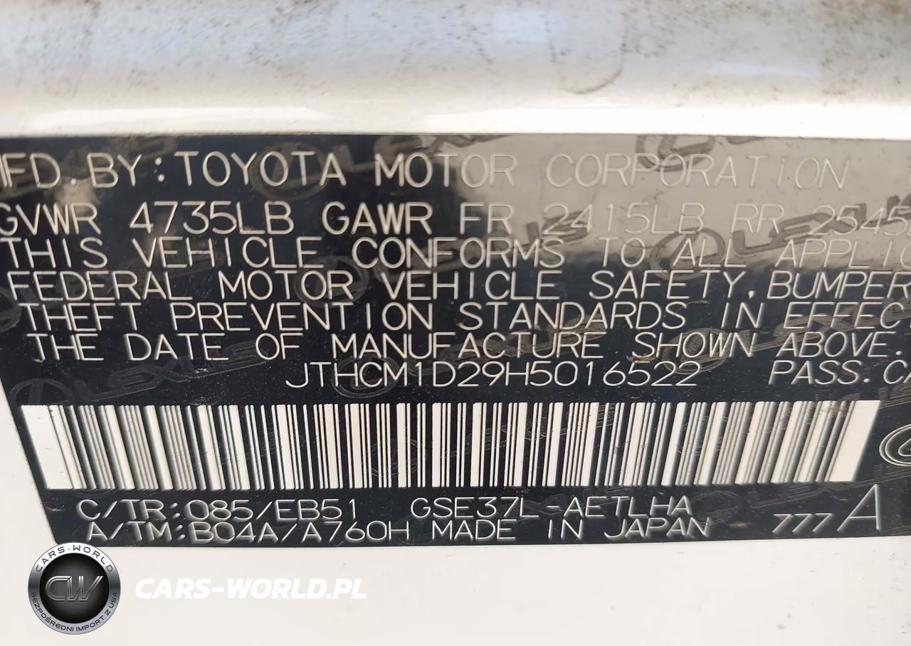2017 Lexus Is 300 VIN:JTHCM1D29H5016522 - 9