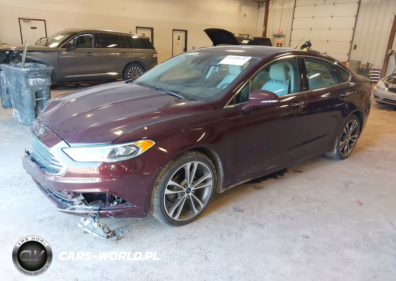 2017 Ford Fusion Titanium VIN:3FA6P0K92HR194615 - 2