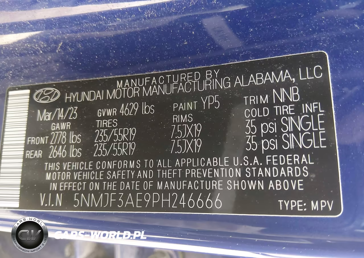 2023 Hyundai Tucson Sel VIN:5NMJF3AE9PH246666 - 9