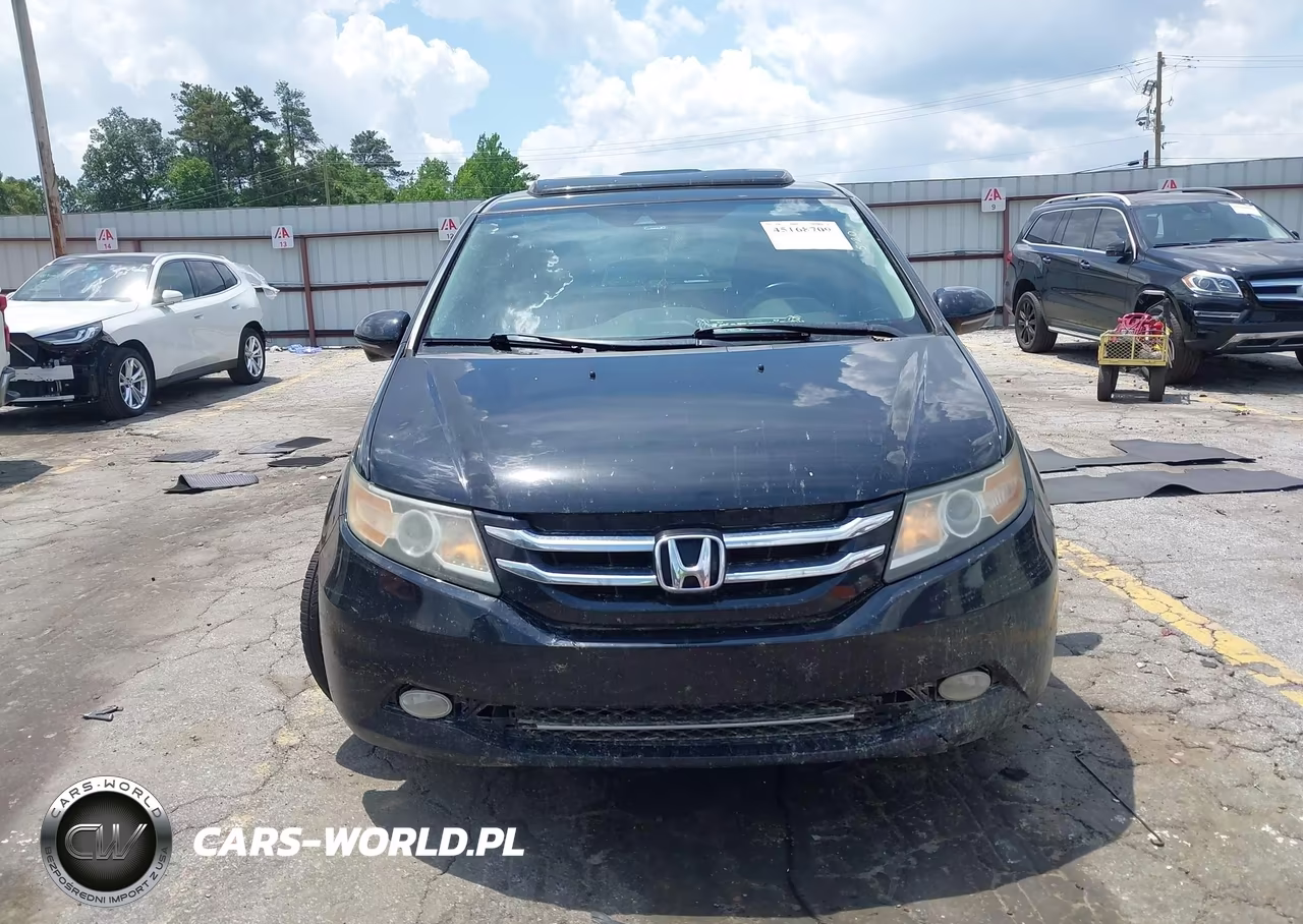 2014 Honda Odyssey Touring-Touring Elite VIN:5FNRL5H95EB062212 - 12