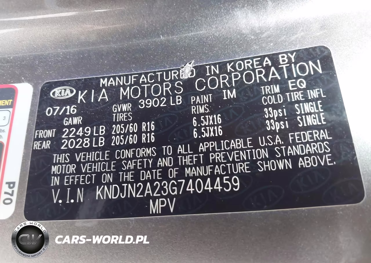 2016 Kia Soul ! VIN:KNDJN2A23G7404459 - 9