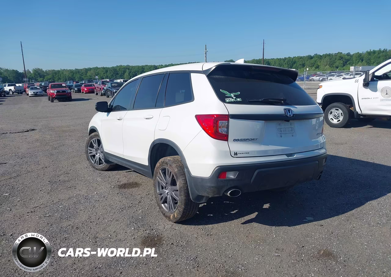 2020 Honda Passport Awd Ex-L VIN:5FNYF8H50LB020478 - 3